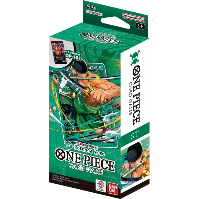One Piece Card Game - Starter Deck ST32 - Roronoa Zoro - FR