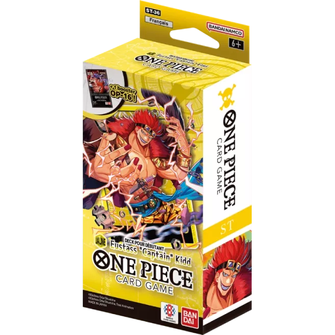 One Piece Card Game - Starter Deck ST36 - Eustass "Captain Kidd" - FR