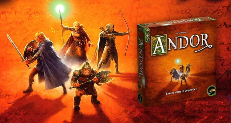 bannière du jeu de société Andor