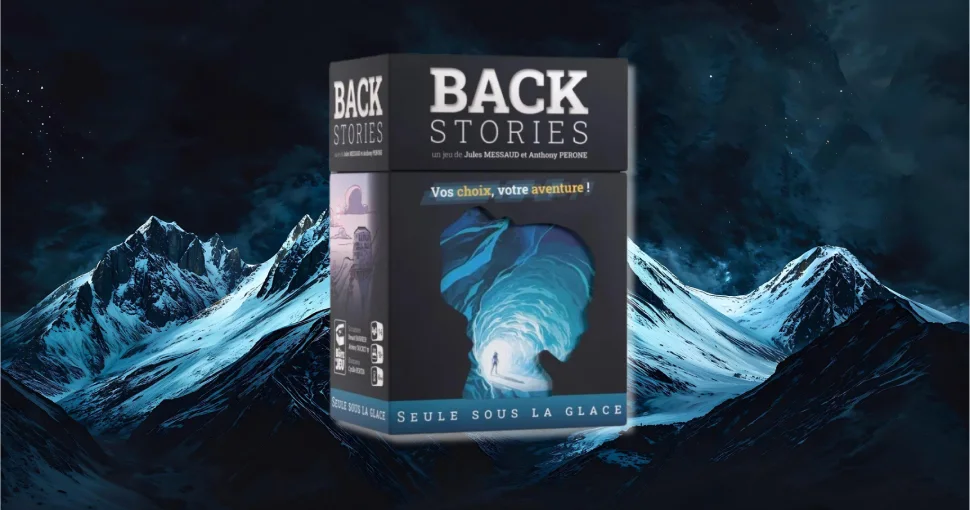 Boîte du jeu Backstories Seule sous la Glace