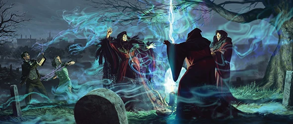 Sorcières faisant une incantation