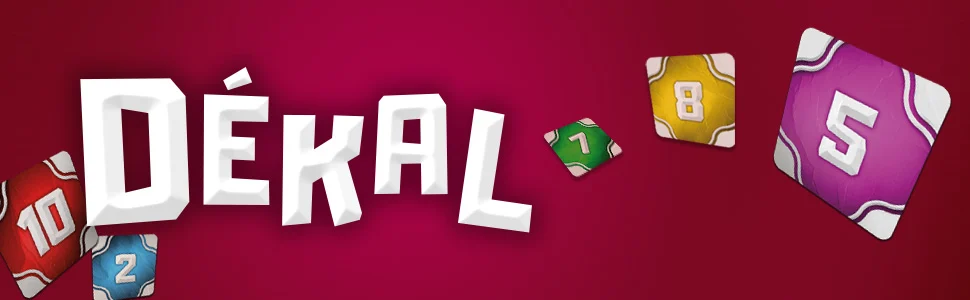 Bannière du jeu de cartes Dékal de Gigamic