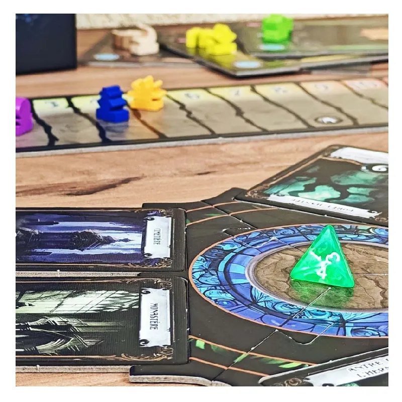 Zomm sur le plateau de jeu