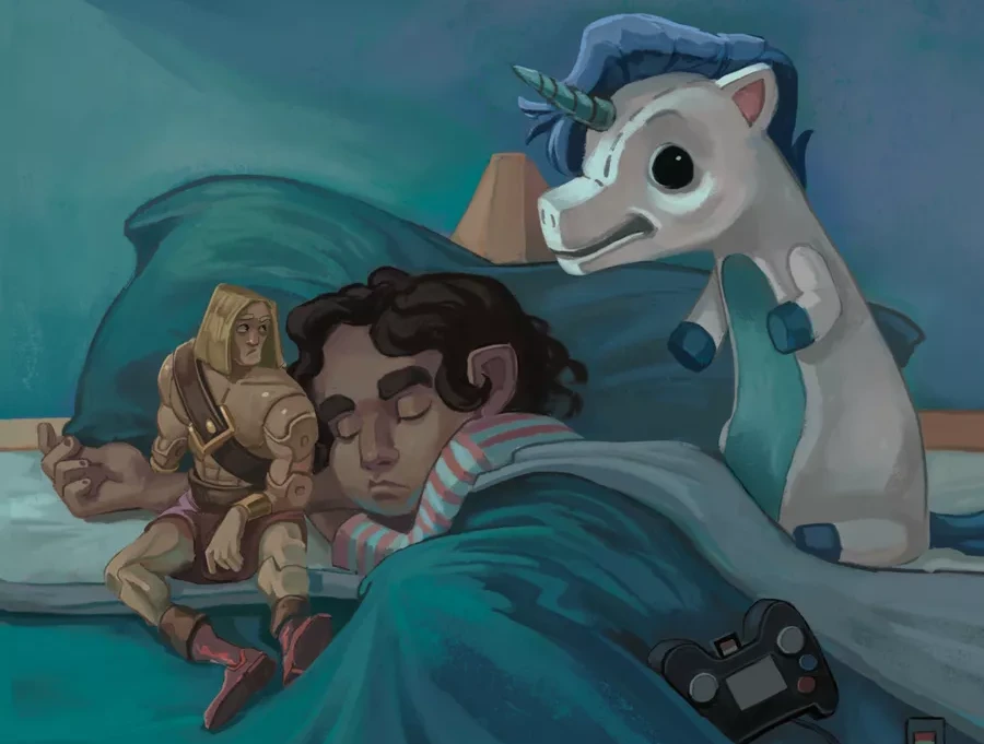 Petit frère dormant