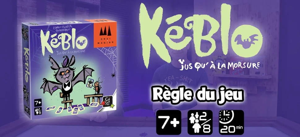 Keblo jeu de cartes édité par Gigamic