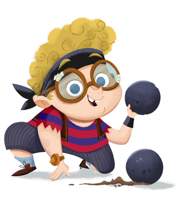 Billy personnage du jeu de société Kraken Attack ! édité par LOki