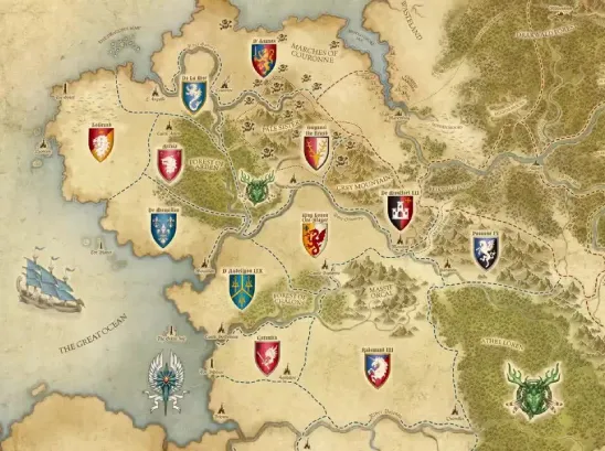 Carte du Vieux Monde