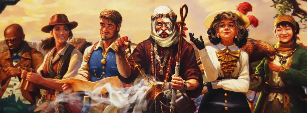 les six nouveaux personnage