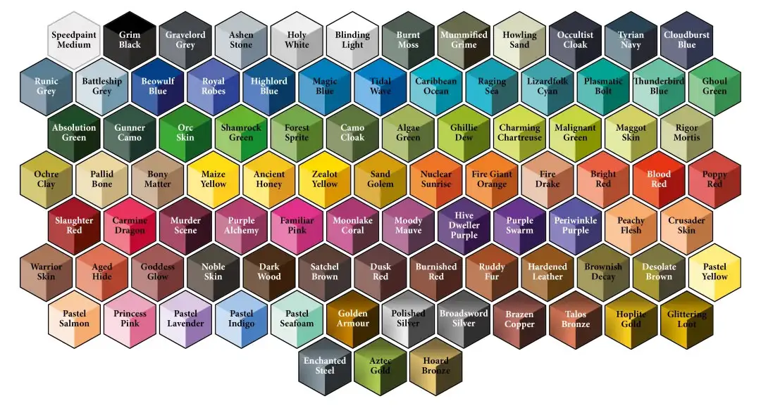 Palette de couleurs Speedpaint