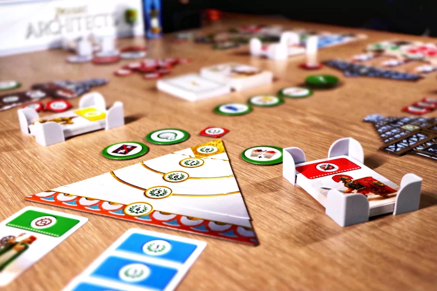 jeu installé sur table