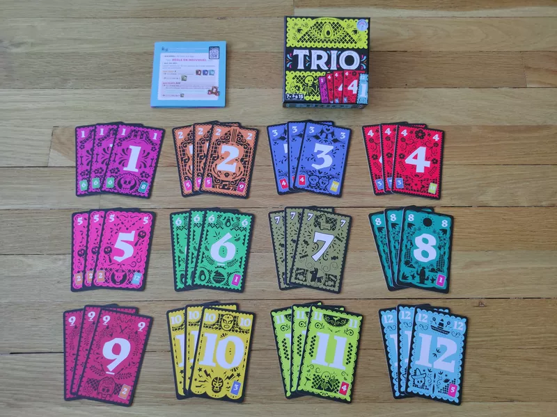 Jeu Trio déballé