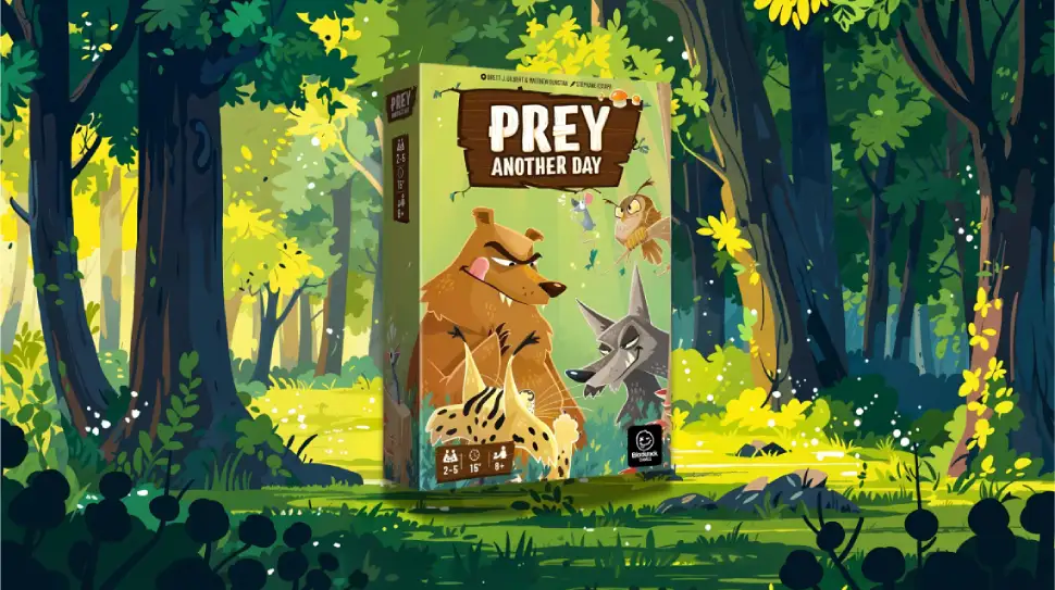 Bannière du jeu de société Prey Another Day édité par Blackrock Games