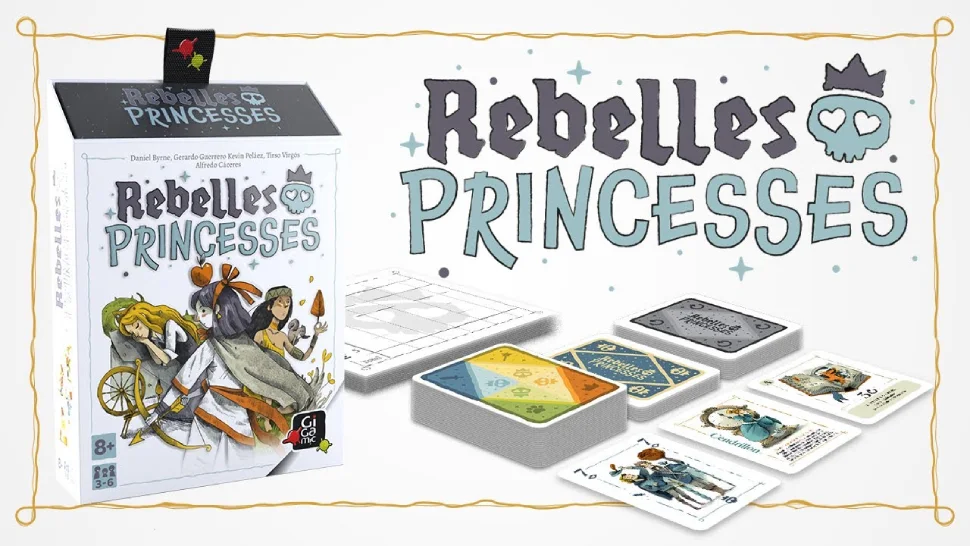 Rebelles Princesses édité par Gigamic Jeu de Cartes