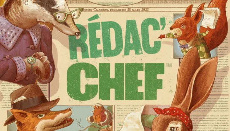 Rédac'Chef jeu de société édité par Lucky Duck Games