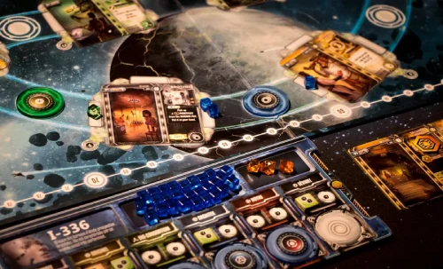 Zoom sur plateau de jeu