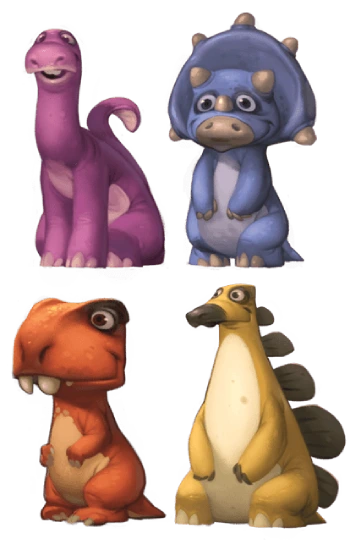 Dinosaures du jeu de société SOS Dino