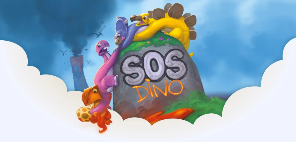 SOS Dino édité par Loki jeu de société pour enfant