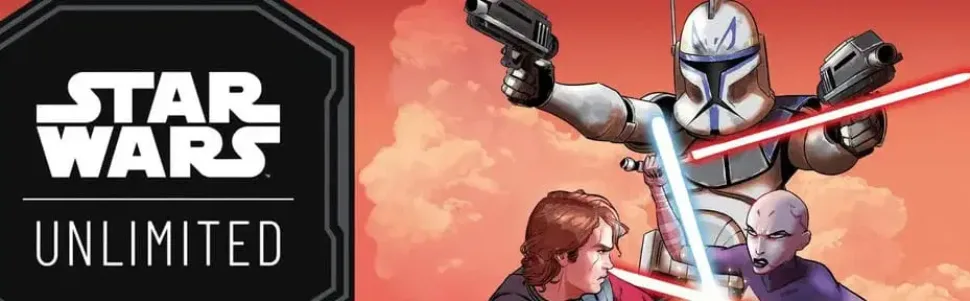 Bannière de l'extension Crépuscule de la République pour le jeu de cartes à collectionner Star Wars Unlimited
