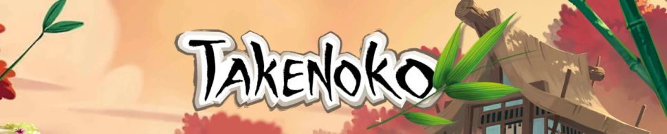 Bannière du jeu de société Takenoko édité par Bombyx