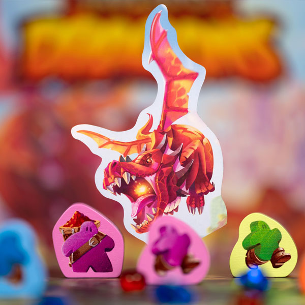 dragon qui chasse les meeples