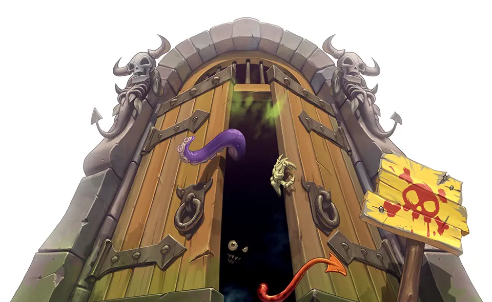 entrée du donjon