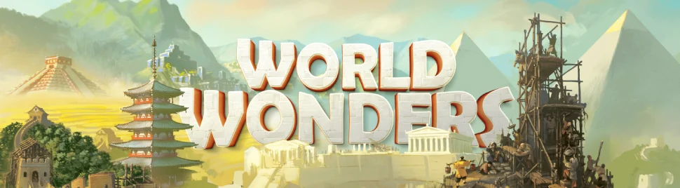Bannière du jeu de société World Wonders